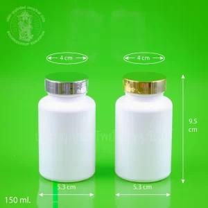 ขวด PET ฝาชุบเงิน-ทอง 150 ml.