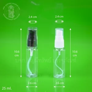 ขวด PET หัวปั๊ม หัวสเปรย์ 25 ml.