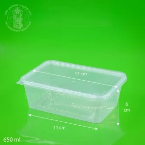 กล่องข้าว 650 ml.